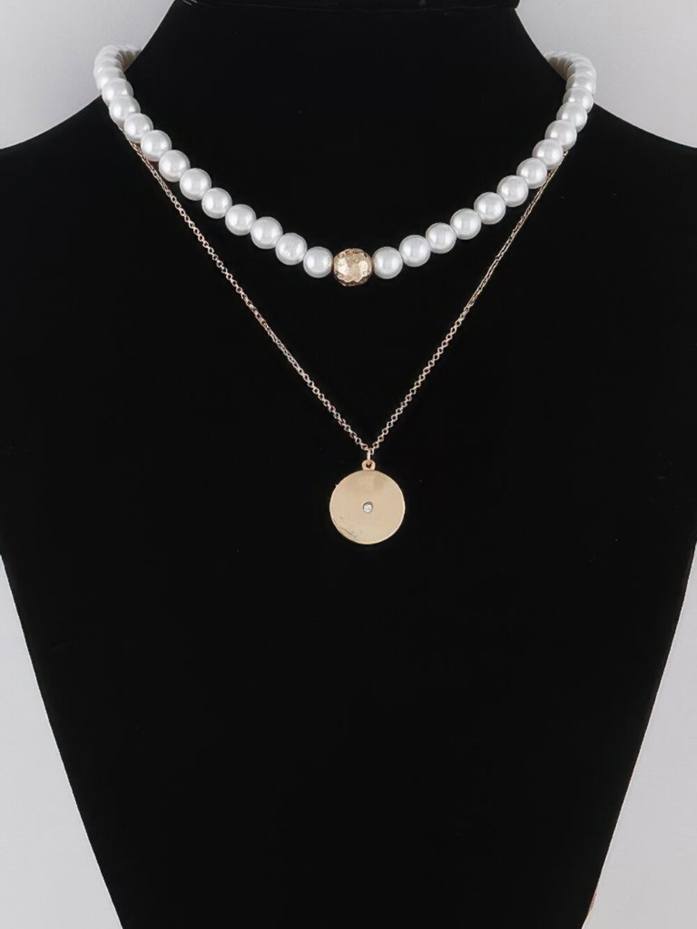 Multi Pearled Pendant Necklace